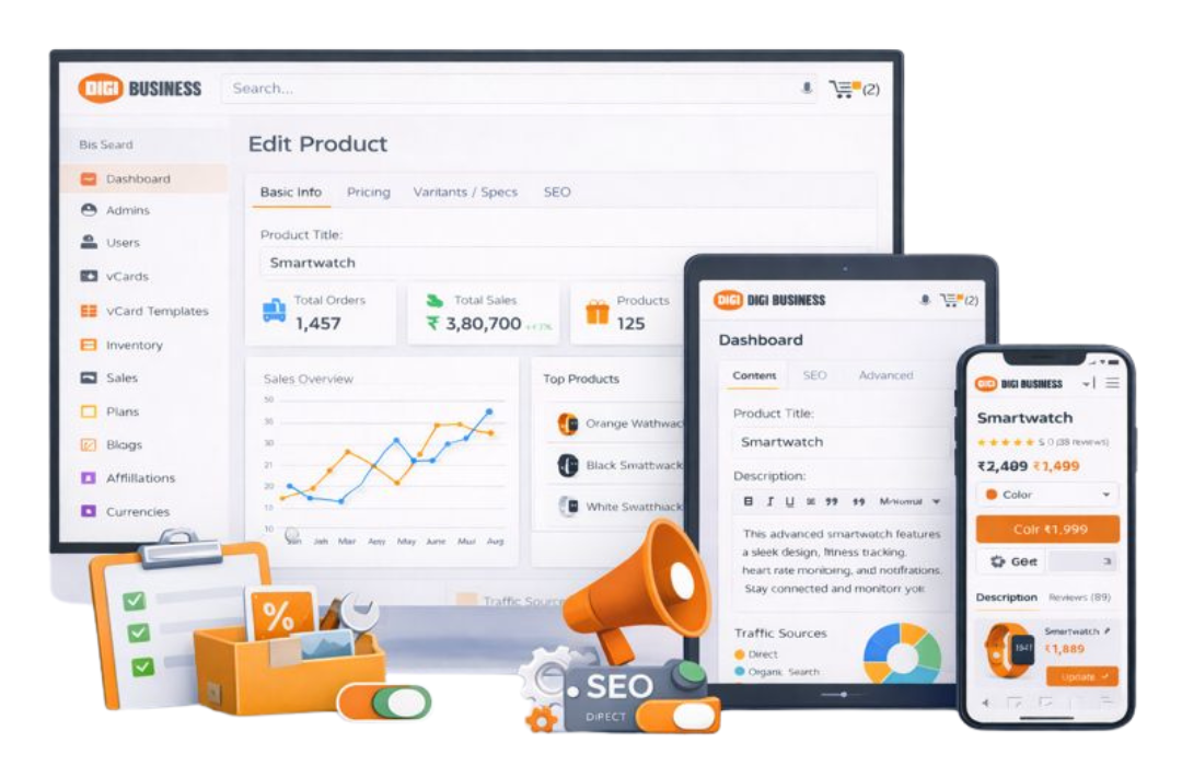 Simple DIY website builder for beginners in India