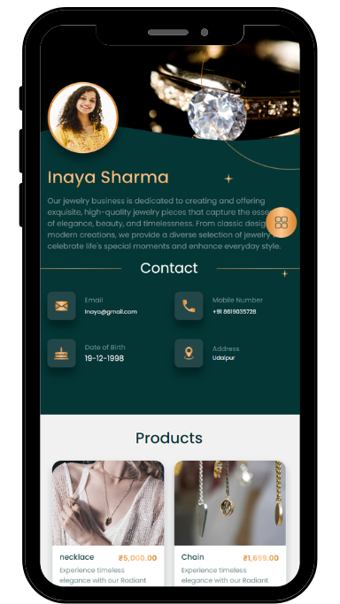 best digital visiting card in India | virtual visiting card in India